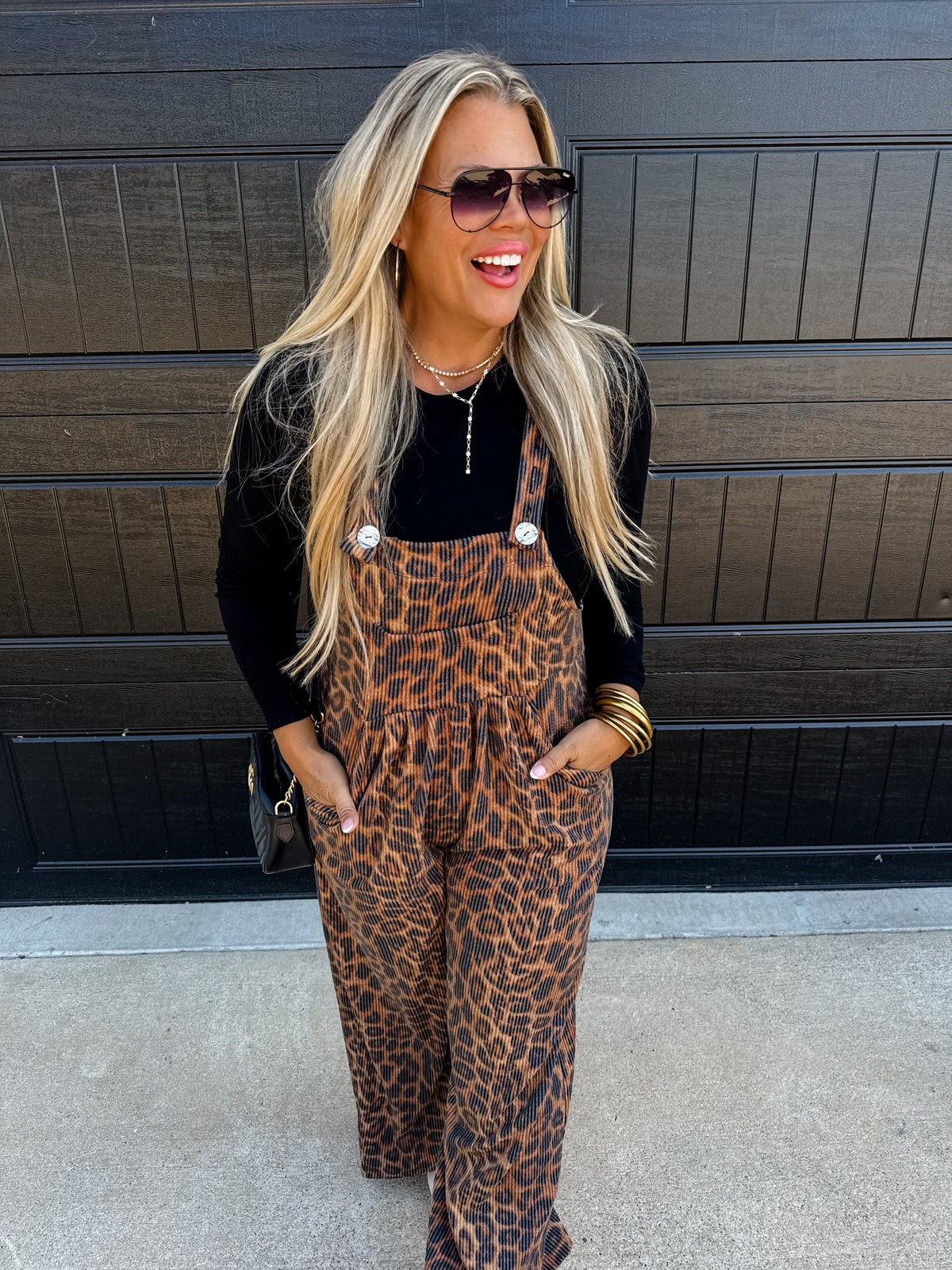 Cheetah Karli Boho Overalls — image 04