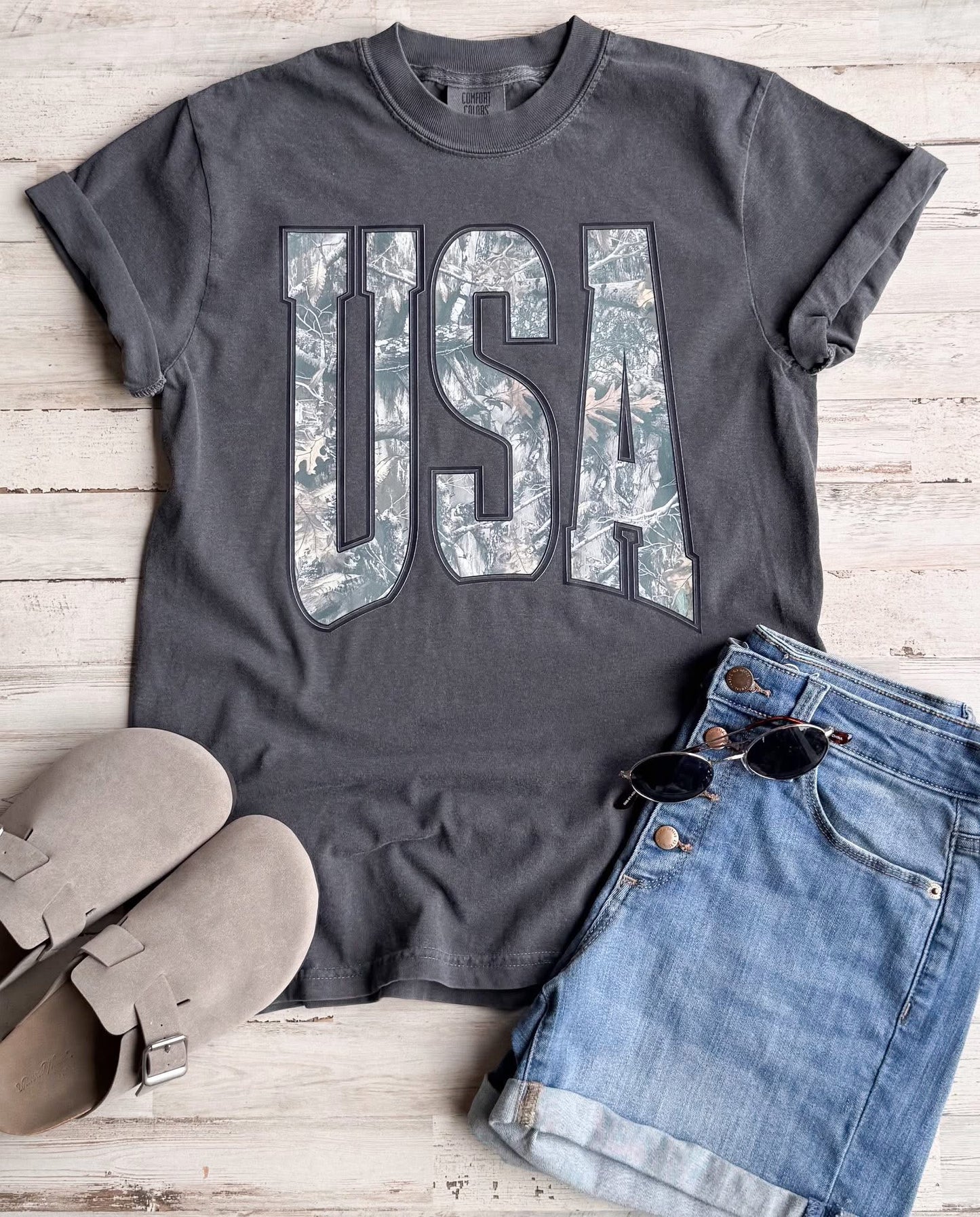 PREORDER: USA Camo Tee