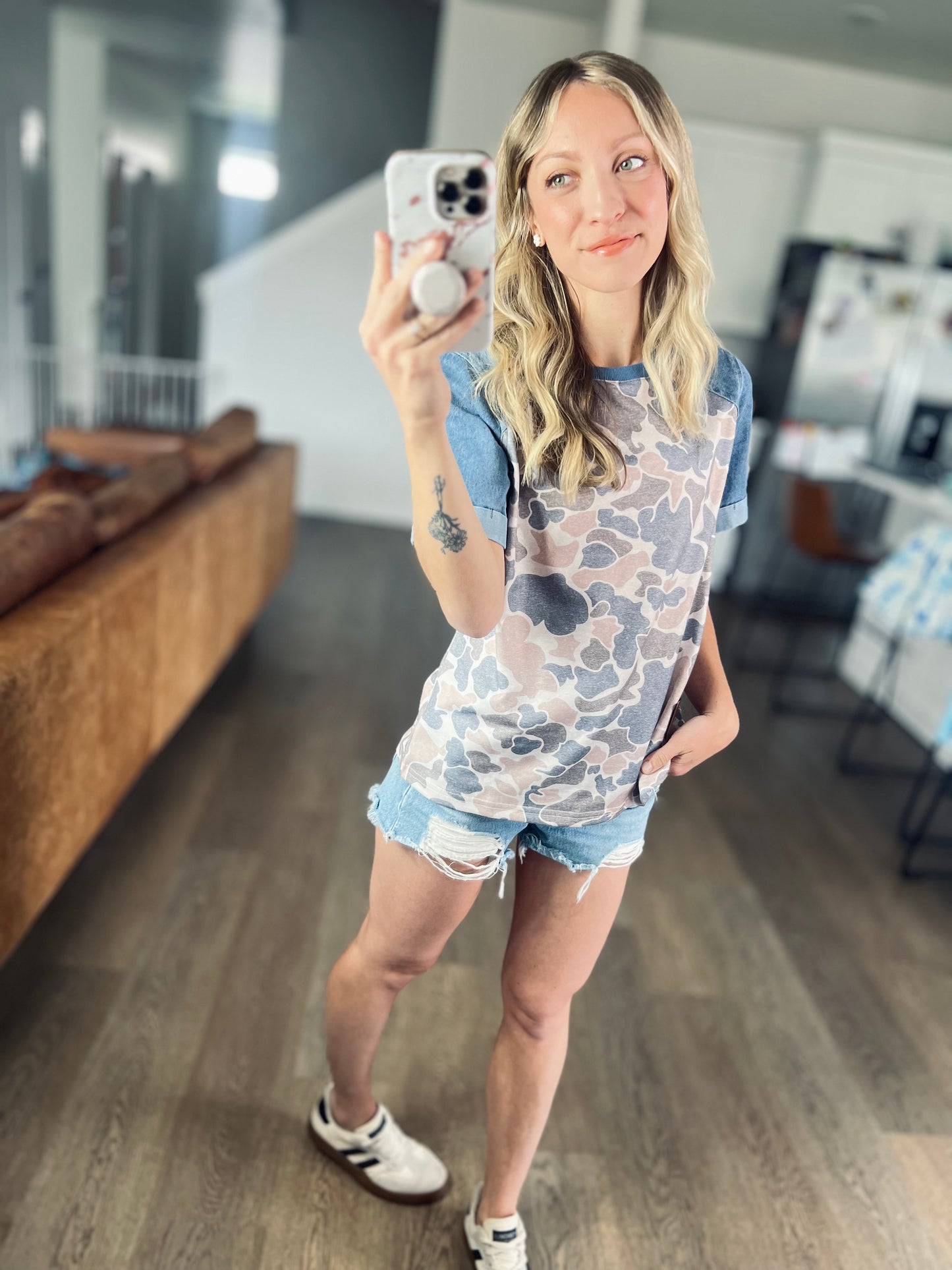 Denim Days Vintage Camo Tee