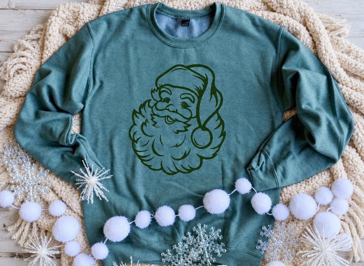 Preorder: Emerald Santa Sweatshirt — image 2