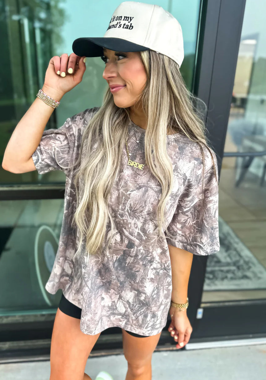 PREORDER: Dark Camo Oversized Tee // eta 3-4 weeks