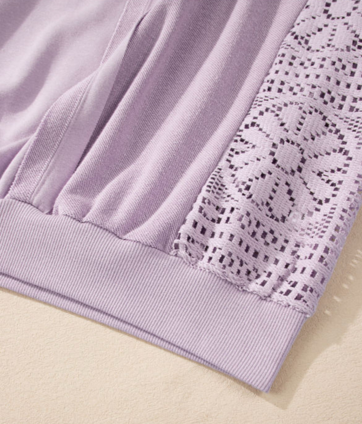 Larson Crochet Knit Pullover