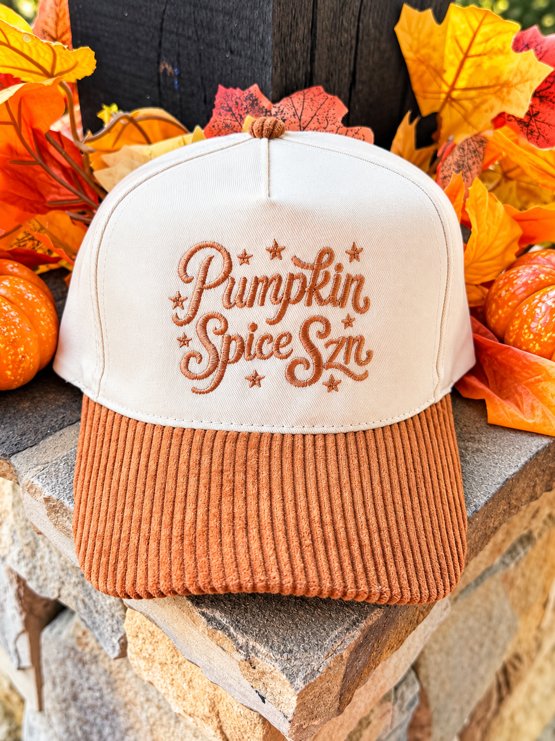 Pumpkin Spice SZN Corduroy Hat