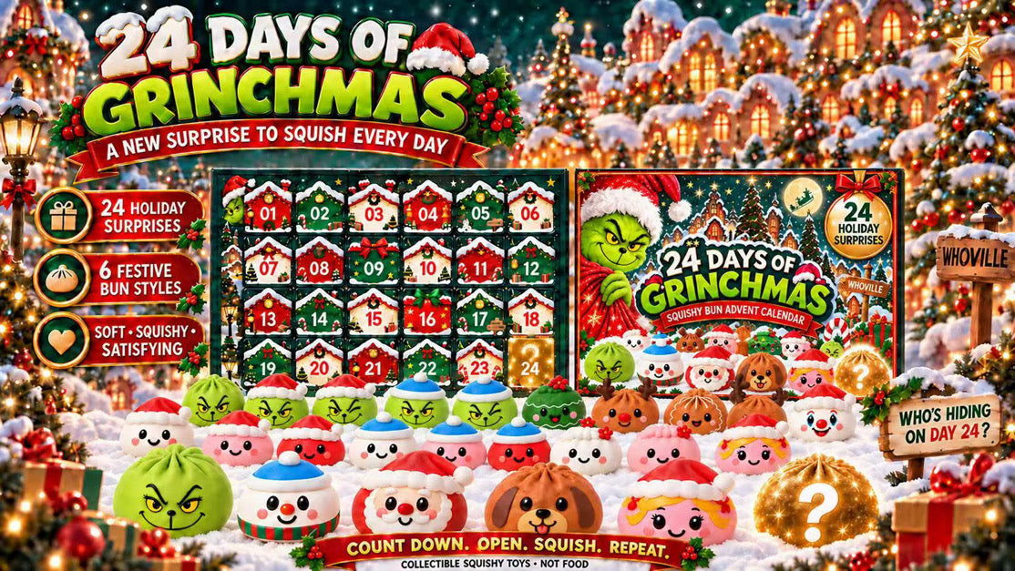 Grinch Squishy Advent Calendar 3
