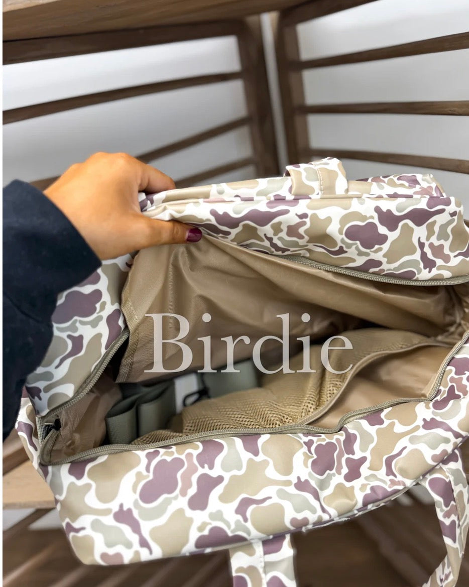 PREORDER: Duck Camo Duffle Bag // eta 3-4 weeks