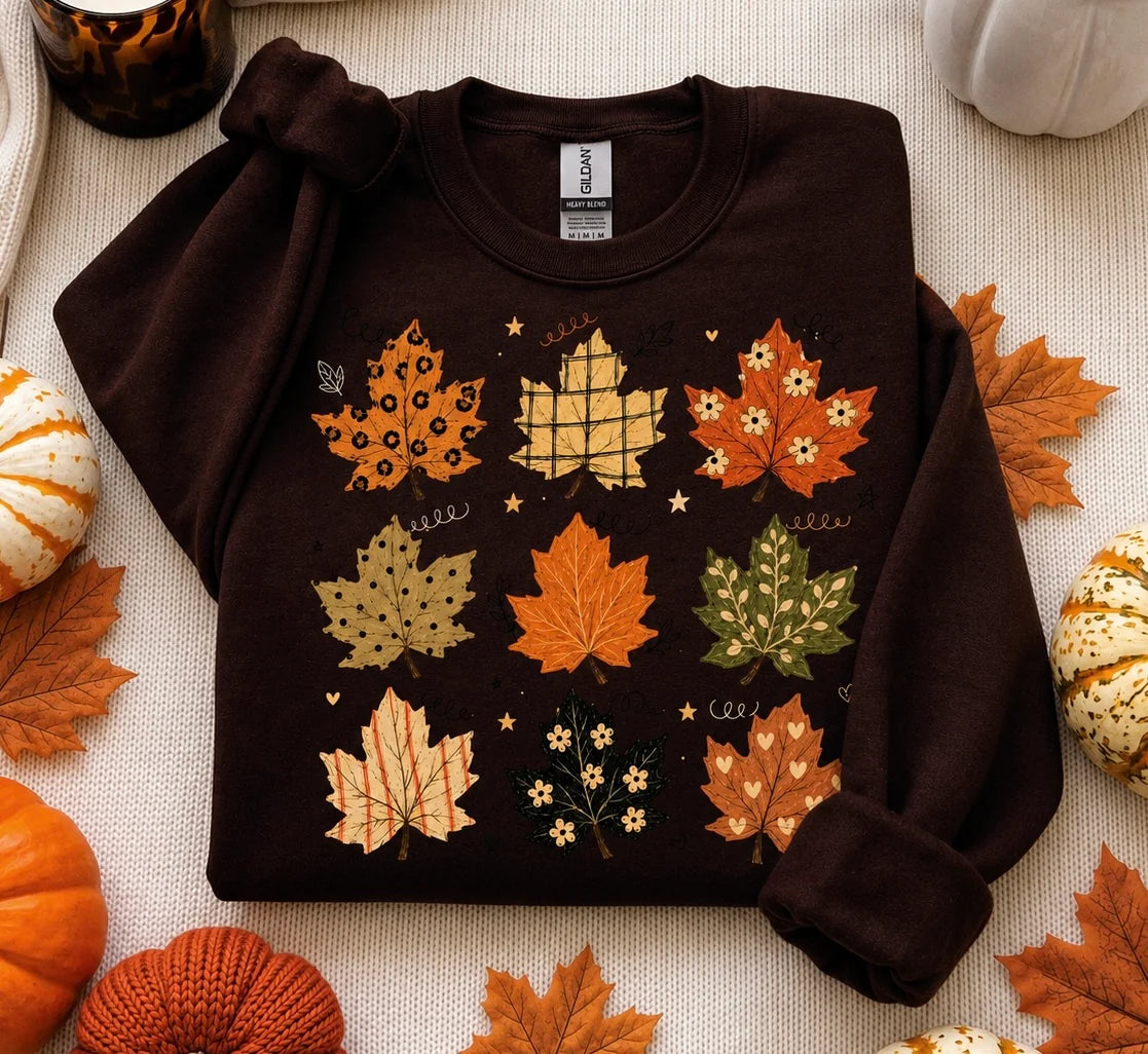 FLASH DEAL // Preorder: Fall Leaves TEE or SWEATSHIRT // ships in 2-3 weeks