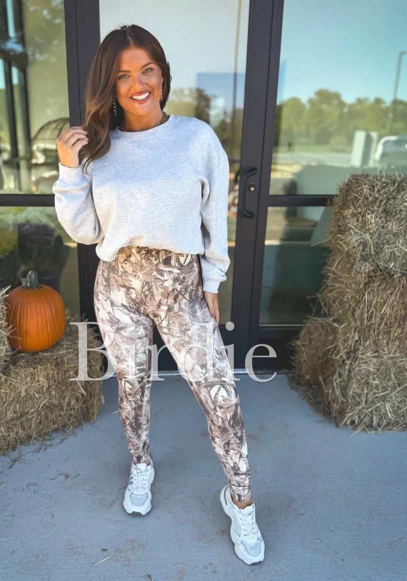 LIMITED STOCK // Dark Camo Leggings // INSTOCK