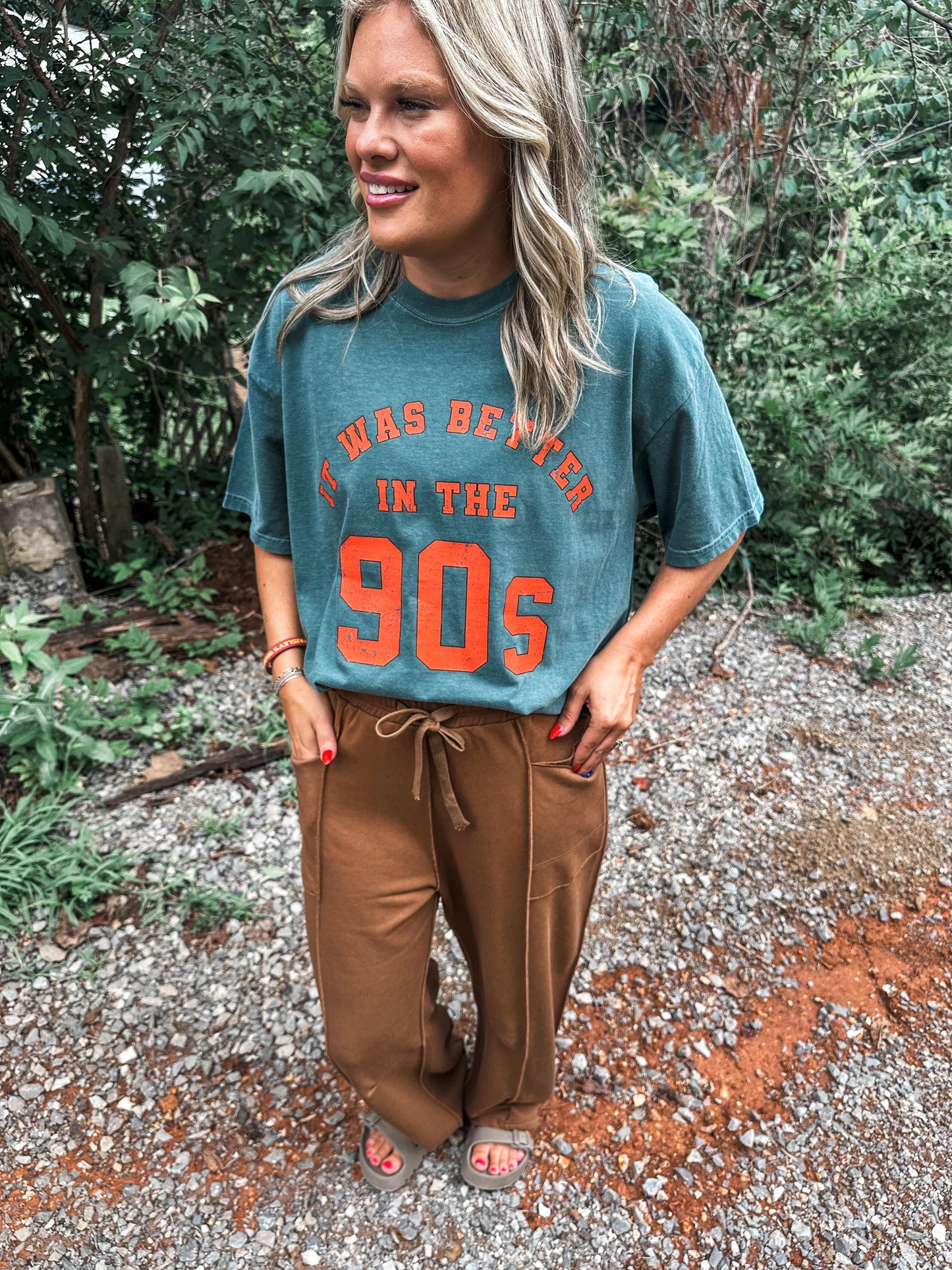 PREORDER: Relaxed Barrel Pants in Chocolate Brown // ships in 1-2 weeks