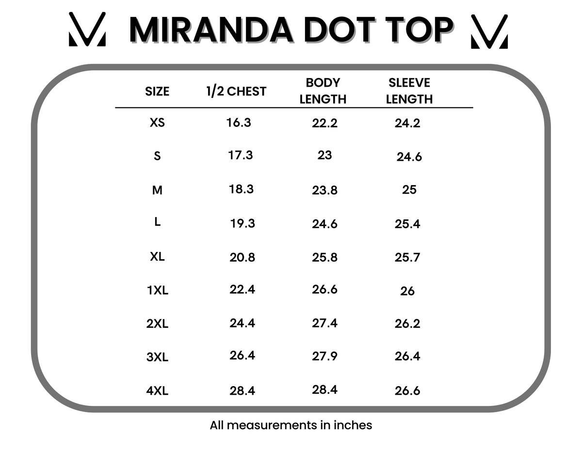 Miranda Dot Top - White
