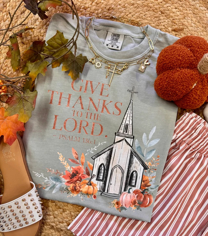 PREORDER: Give Thanks to the Lord Tee // ships in 2-3 weeks