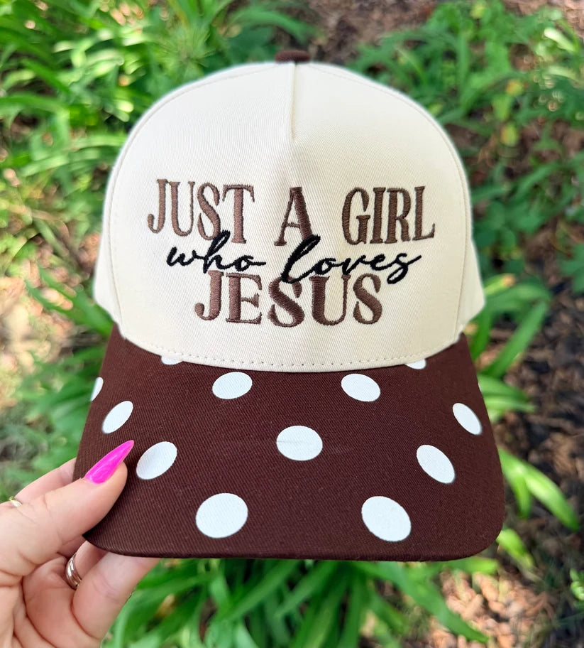 PREORDER:Just a Girl Who Loves Jesus Cap // ships in 1-2 weeks