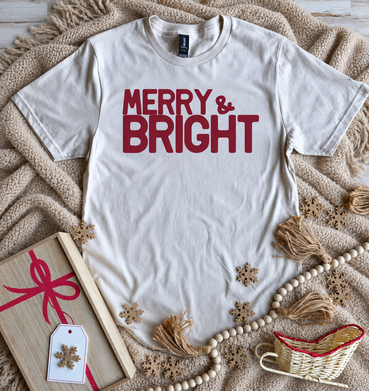 Flash Deal // Preorder: Merry & Bright Tee // Deal Ends Tonight! — image img0