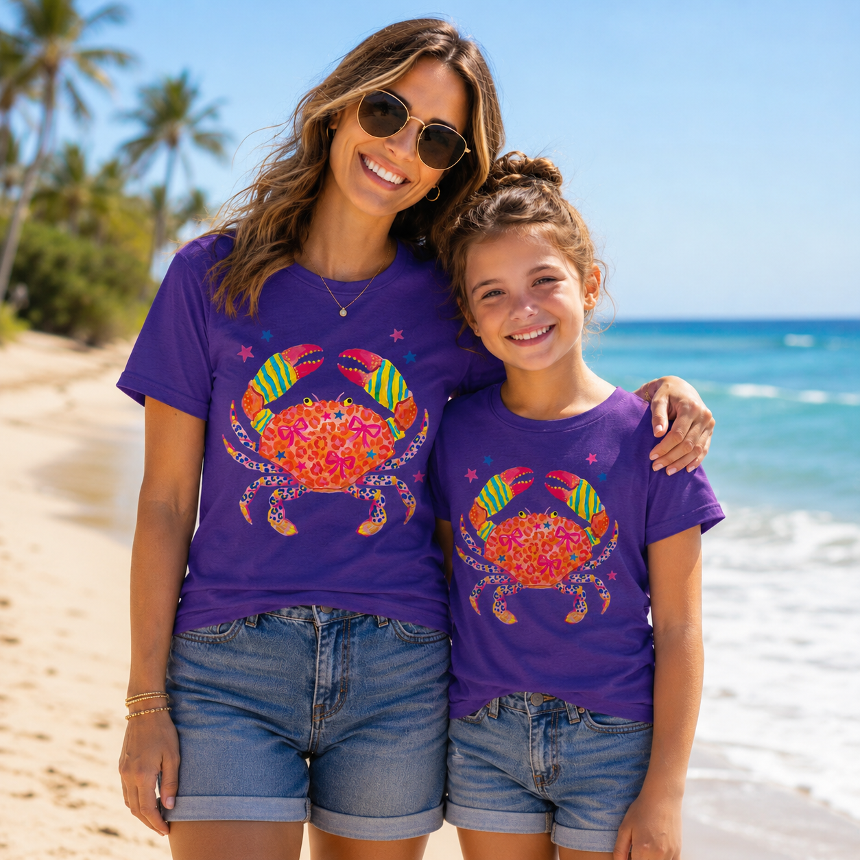 PREORDER: Preppy Crab Tee // eta 2-3 weeks