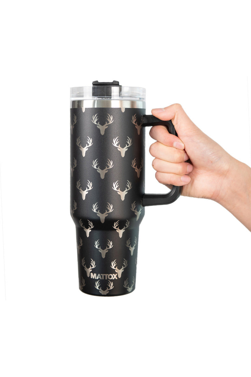 FLASH DEAL // Deer Print 40oz Tumbler // SHIPS IN 1-2 WEEKS