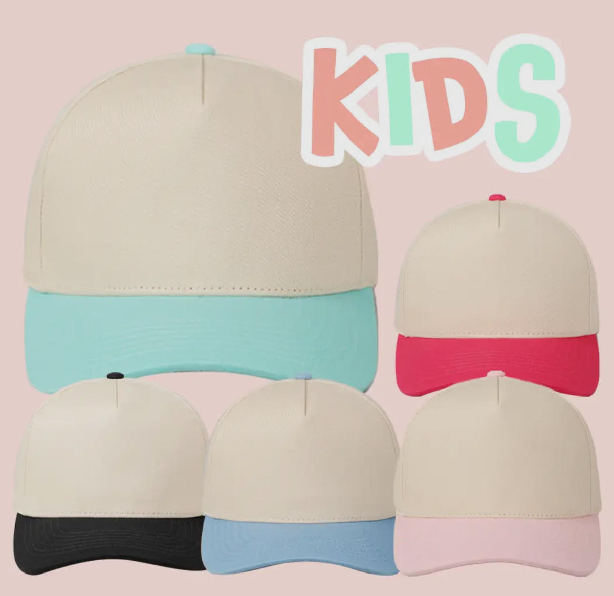 Kids Name Custom Embroidered Hat