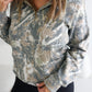 Abstract Camo Quarter Zip Sweatshirt — image 00