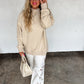 Spring Mock Neck Pocket Pullover — image 00