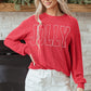 Twisted Rib Outlined MERRY Graphic Long Sleeve Top — image 00
