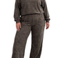 Stripe Cozy Terry Knit Pullover + Pocket Pants Set — image 01
