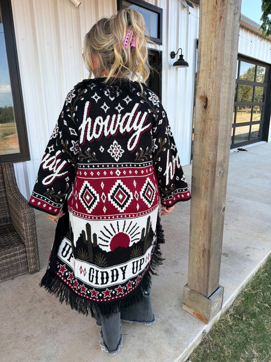 PREORDER: Out West Knit Cardigan // ETA early–mid December — image 01