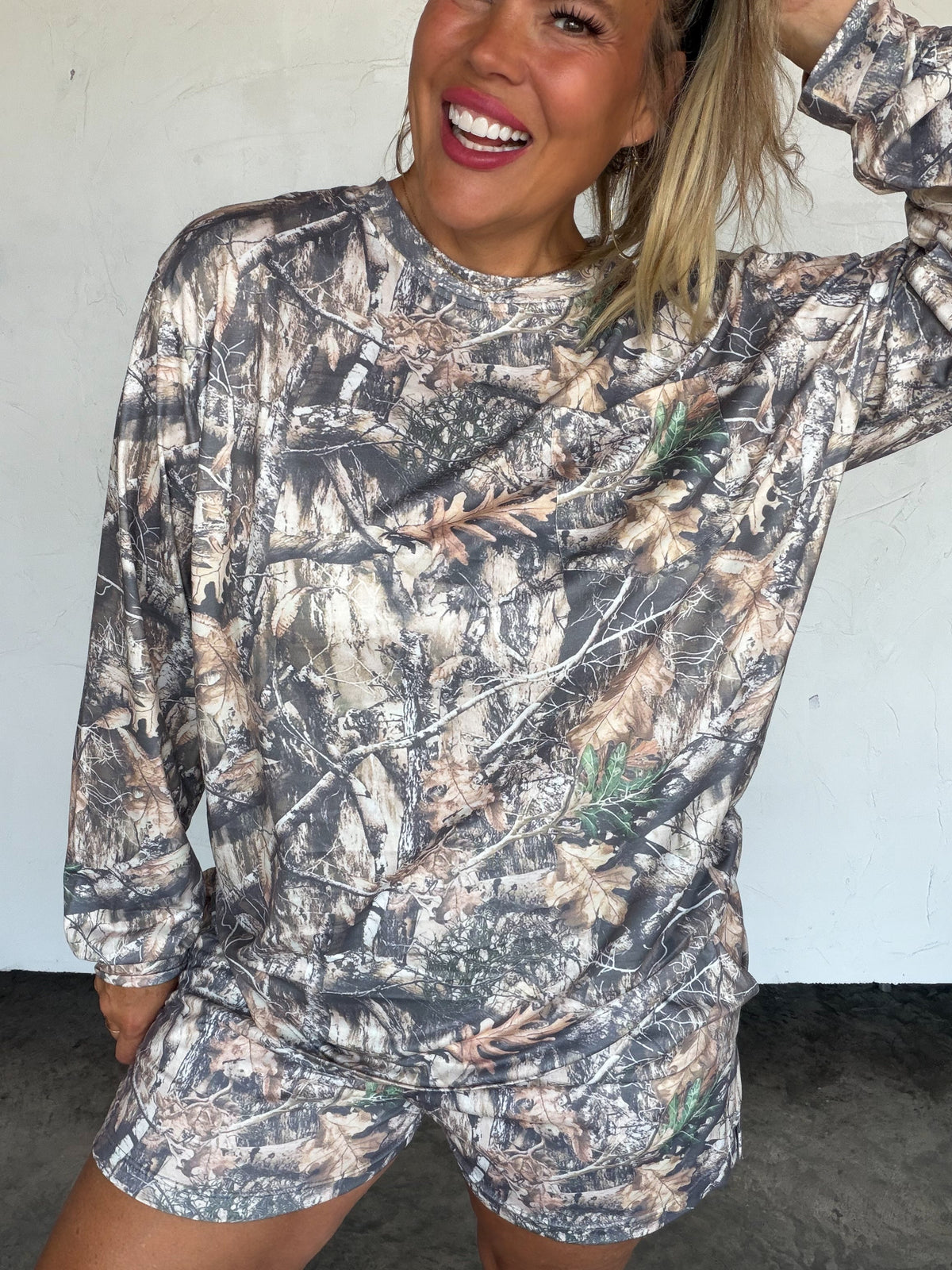 PREORDER: Cozy in Camo Lounge Set // ETA week of 11/23–12/7 // ships free — image 01