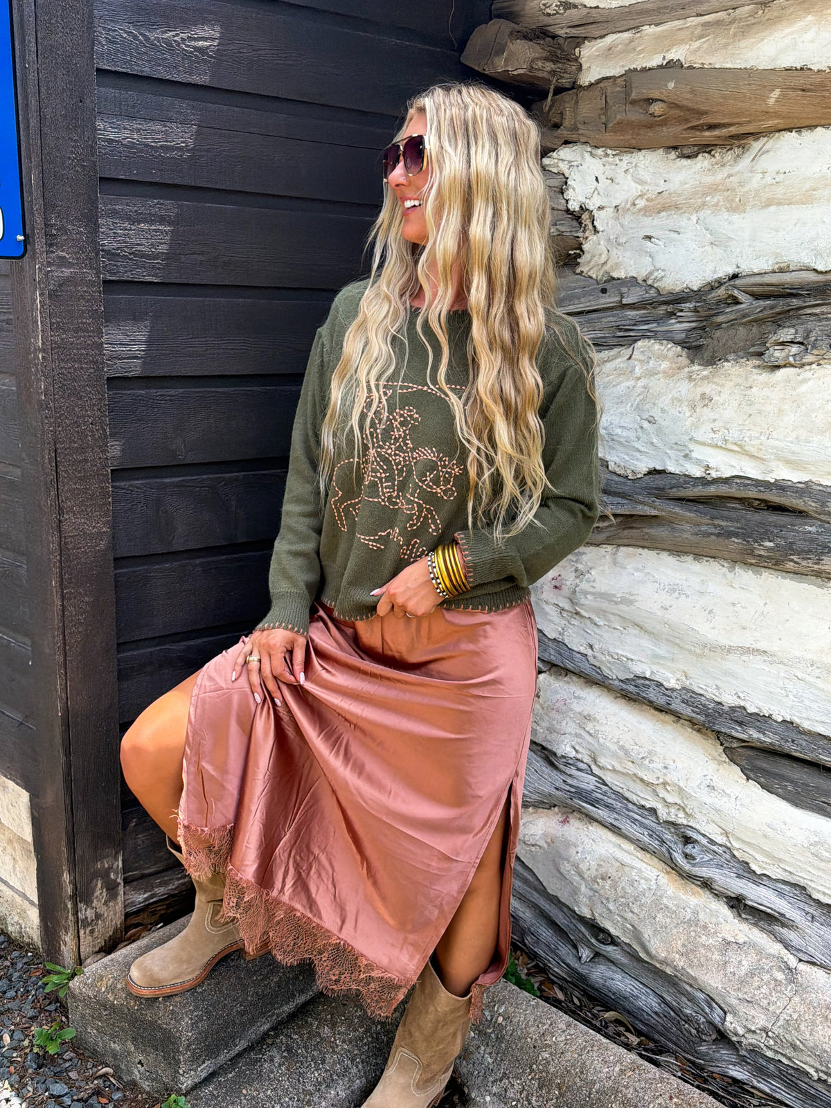 PREORDER: Rodeo Romance Sweater // ETA mid–late December — image 01