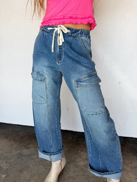PREORDER: Nash Barrel Cargo Jeans // ETA early–mid January — image 01