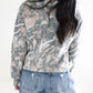 Abstract Camo Quarter Zip Sweatshirt — image 01