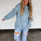 Spring Mock Neck Pocket Pullover — image 01