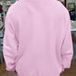 Pink JESUS SAVES Patchwork Stars Plaid Floral Letters Baggy Sweatshirt — image 01