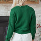 Evergreen Plaid Bow Graphic Christmas Sweater — image 01