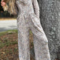 Brown Camo Twist Ribbed Wide Leg Jumpsuit — image 02