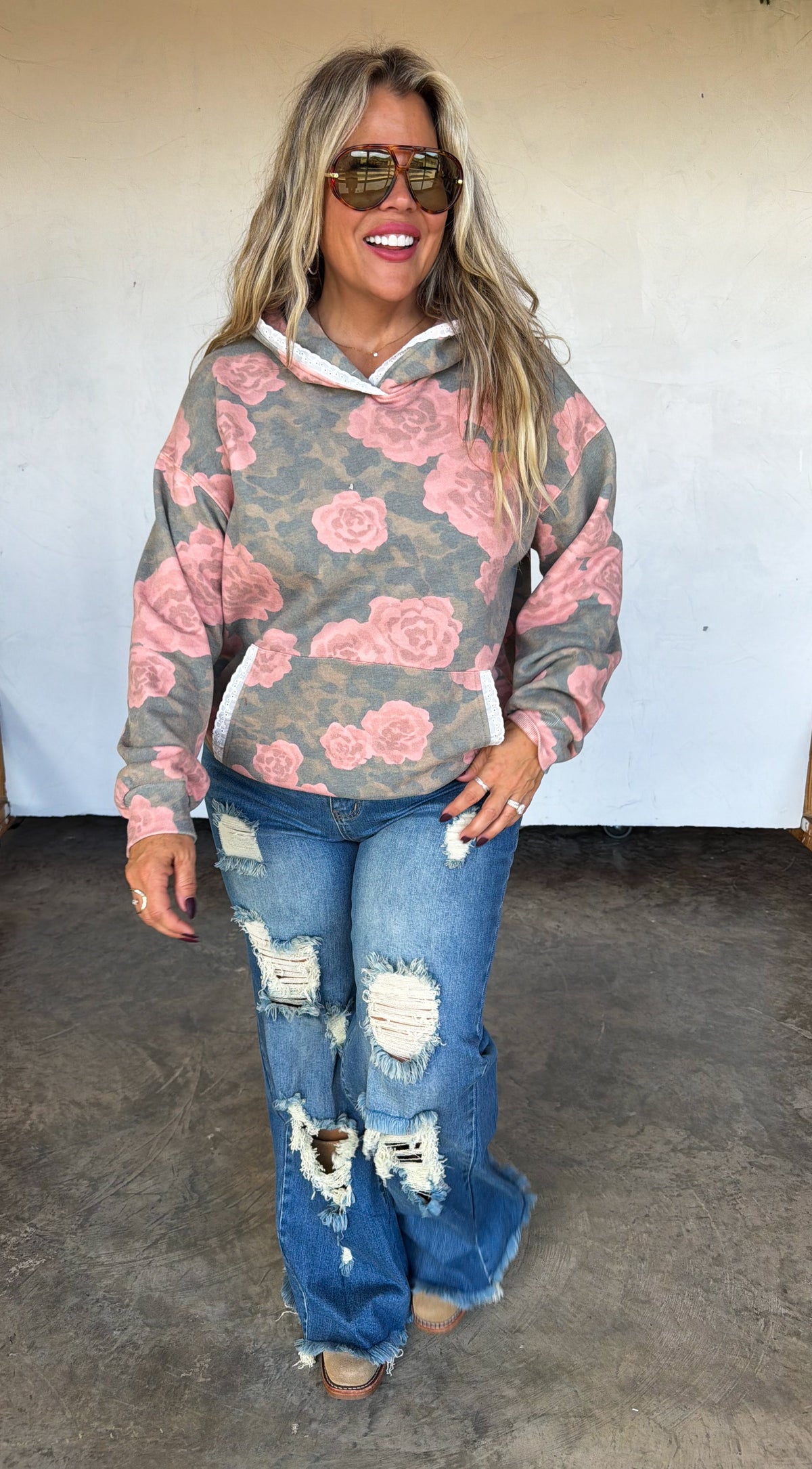 PREORDER: Vintage Rose Hoodie // ETA late December–early January — image 02