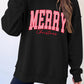 Black Plaid Merry Christmas High Neck Sweatshirt — image 02