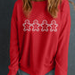 Red Gingerbread Embroidered Crewneck Sweatshirt — image 02
