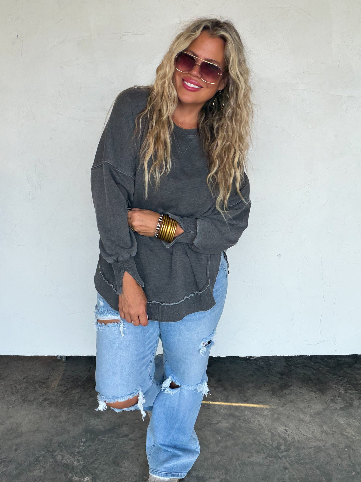 Joss Washed Sweatshirt — image 02