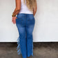 PREORDER: On the Fringe Flare Jeans // ETA mid–late December — image 02