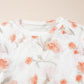 Red Plus Size Floral Print Sheer Mesh Long Sleeve Top — image 03