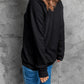 Black Merry & Bright Christmas Tree Graphic Sweatshirt — image 03