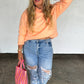 Spring Mock Neck Pocket Pullover — image 03