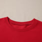Fiery Red Merry & Bright Plaid Sequin Bow Christmas Sweatshirt — image 03
