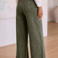 Mineral Wash Seam Detail Flare Leg Drawstring Pants — image 03