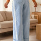 Beau Blue Lace Trim Casual Full-Length Regular Fit Jeans — image 03