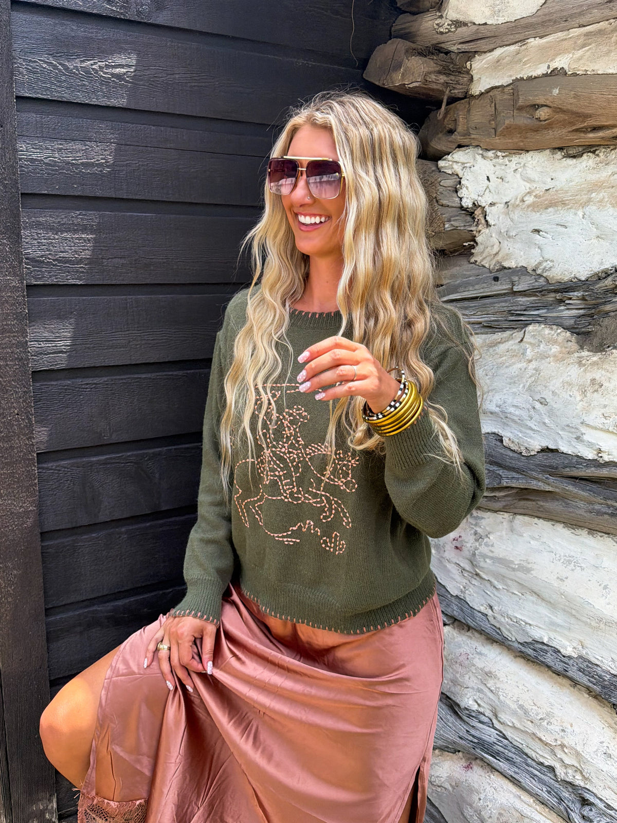 PREORDER: Rodeo Romance Sweater // ETA mid–late December — image 03