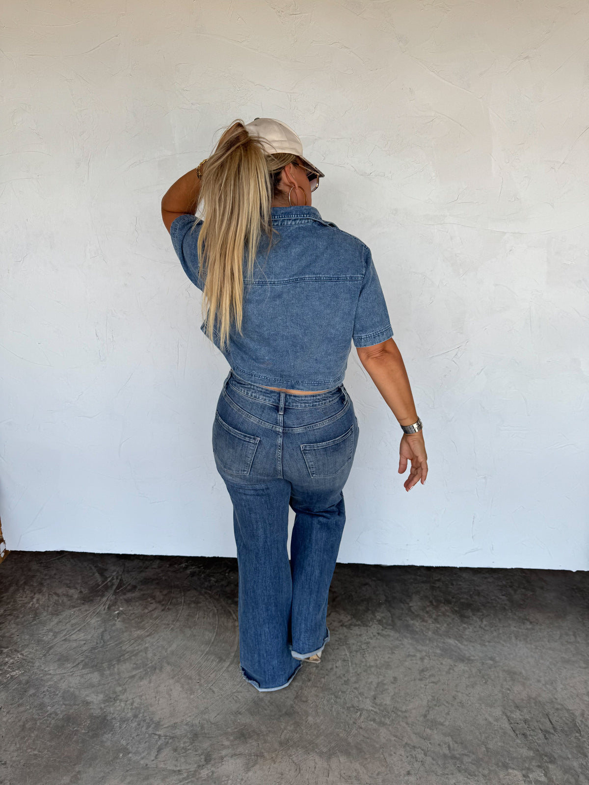 PREORDER: Andi Denim Pocket Top // ETA late December–early January — image 03
