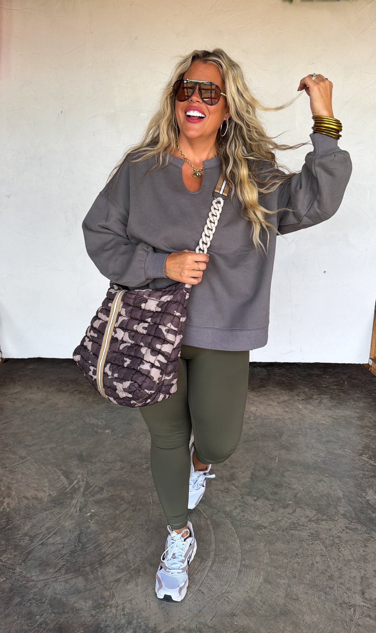 PREORDER: Camo Carry All Puffer Bag // ETA early–mid December // ships free — image 03