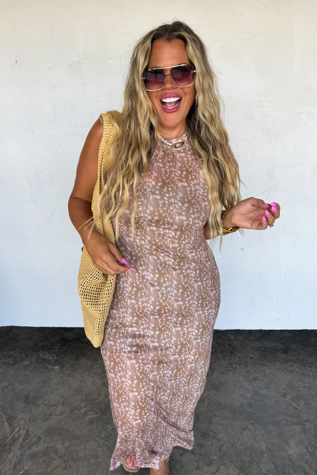 PREORDER: Everywhere Mesh Dress // eta Aug