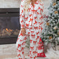 Red Christmas Bow Print Long 2pcs Pajama Set — image 04