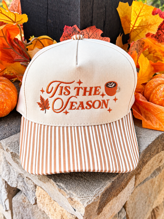 Tis The Season Stripes Hat