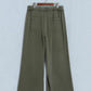 Mineral Wash Seam Detail Flare Leg Drawstring Pants — image 05